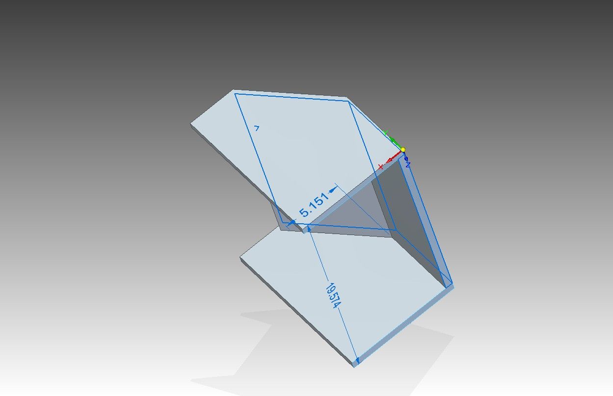 3D-Modell eines Rahmenbauteils im CAD