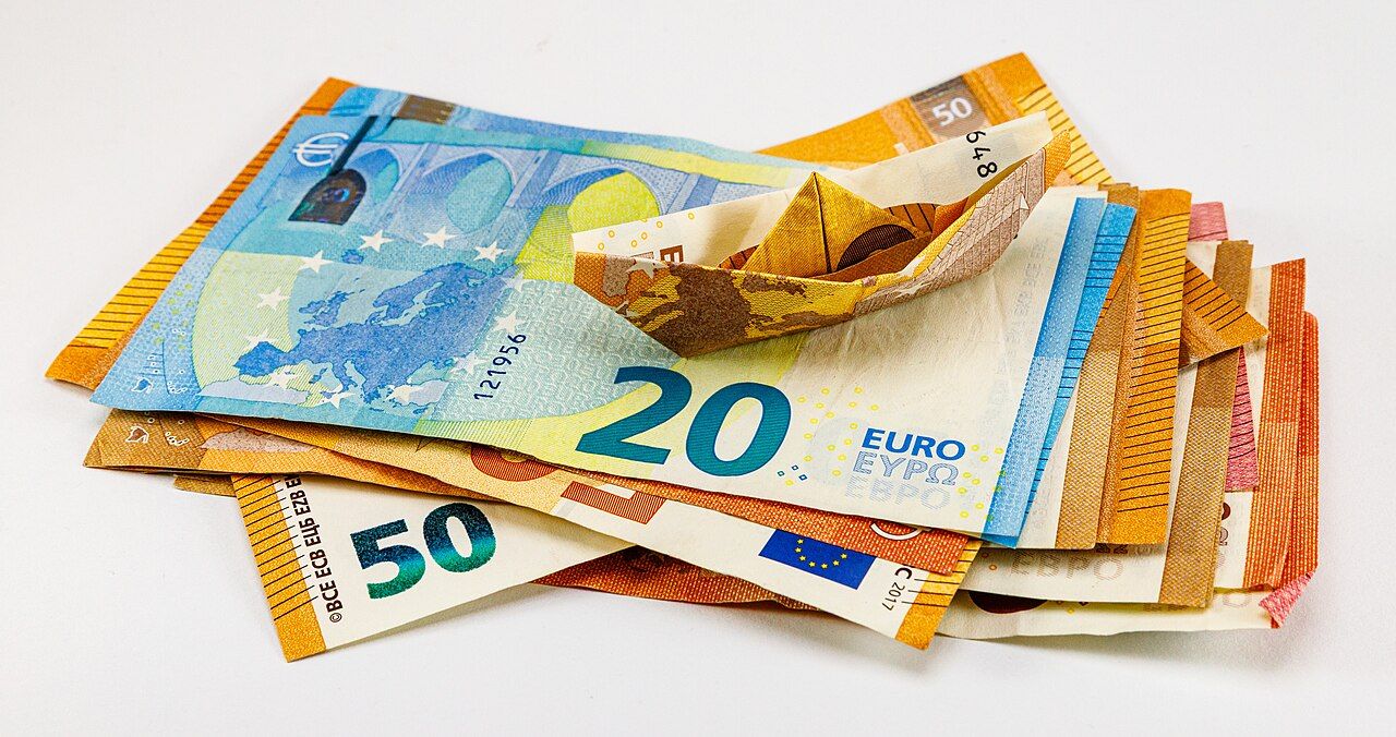 Euro-Banknoten zu 20 und 50 Euro