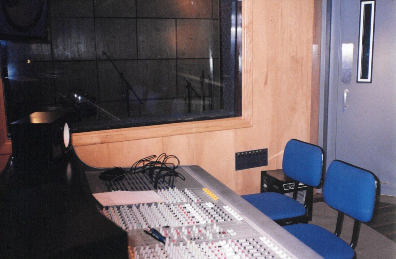 Aufnahmestudio mit Mischpult