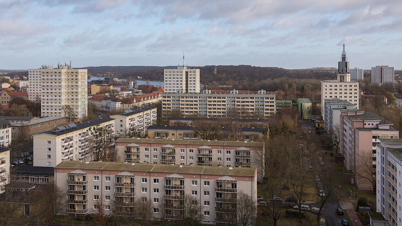 Wohnblöcke einer Wohnsiedlung