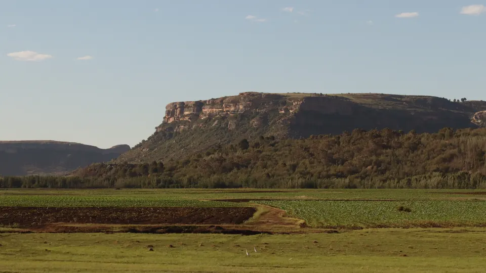 Berglandschaft in Lesotho